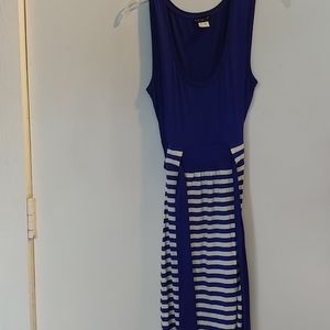 Never Worn Blue Striped Dress